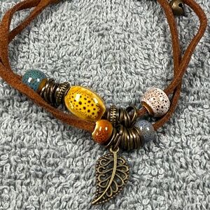 Leaf Beaded Bracelet